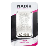 100 Gram Külçe Gümüş