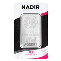 50 Gram Külçe Gümüş