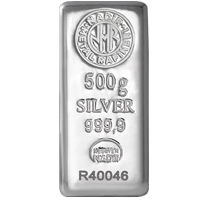 500 Gram Külçe Gümüş