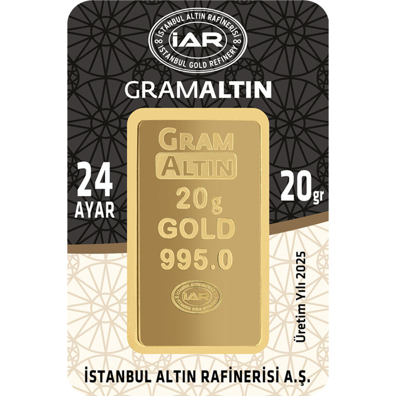 20 Gram Külçe Altın