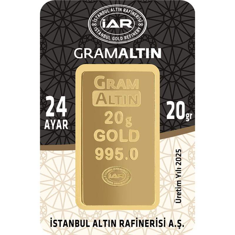 20 Gram Külçe Altın