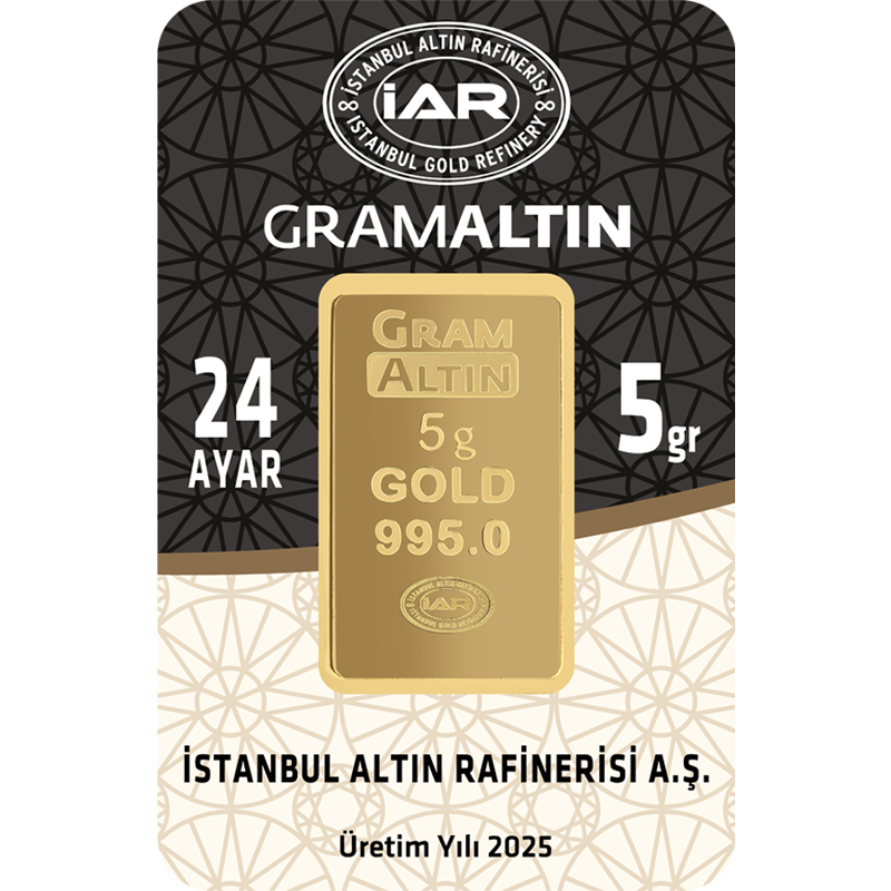 5 Gram Külçe Altın